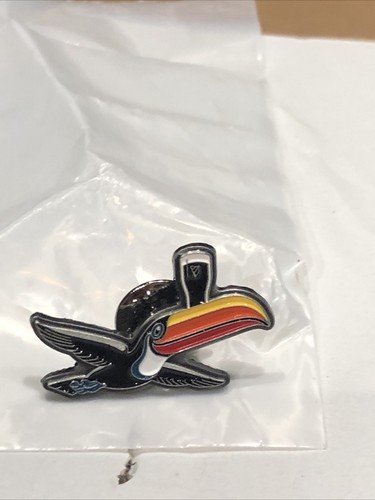 Guinness toucan badge pub bar - toucan,