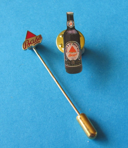 Bass beer brewery pin - brewery,