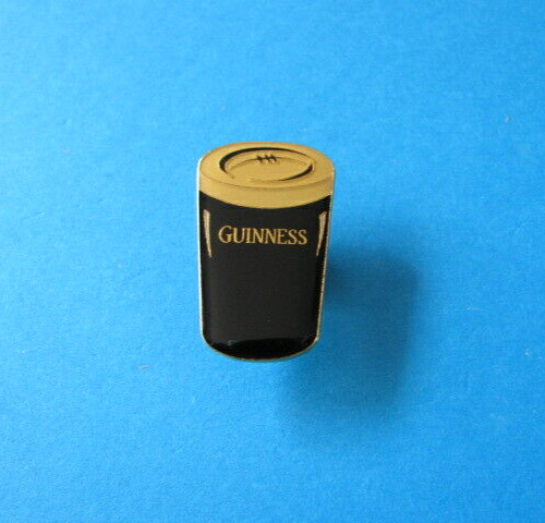 Guinness pint pin badge - pint, badge.