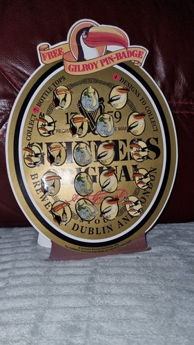 Guinness display card 20 - display,