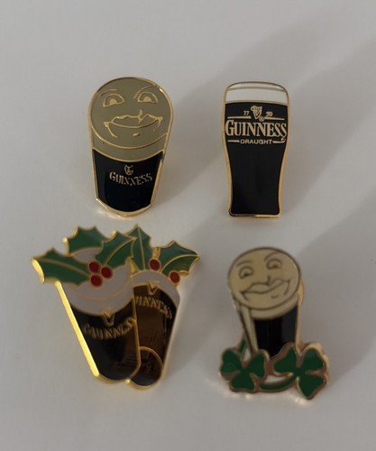 Guinness metal collectible pin - guinness,