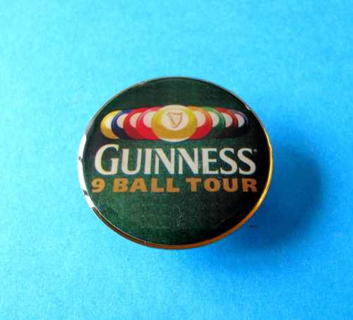 Guinness ball tour pin - guinness,